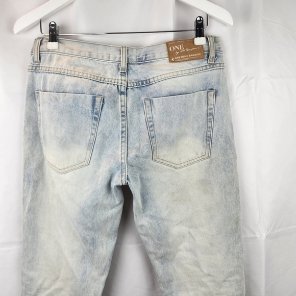 One Teaspoon Awesome Baggies jeans with sequin size 27 in VGUC - Picture 10 of 12